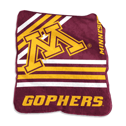 Minnesota Golden Gophers Raschel Throw