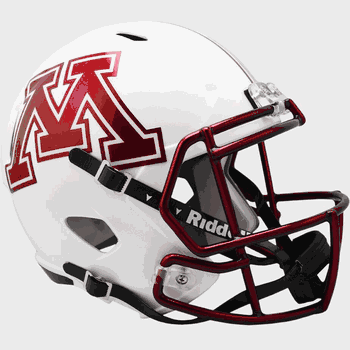 Minnesota Golden Gophers Speed Replica Full Size Football Helmet Chrome Decal