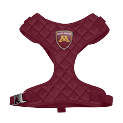 Minnesota Golden Gophers Velvet Pet Harness - Medium