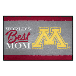 Minnesota Golden Gophers World's Best Mom Starter Mat Accent Rug - 19in. x 30in.