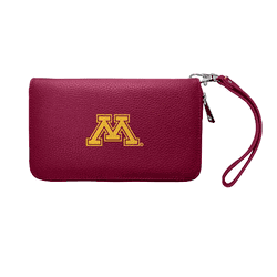 Minnesota Golden Gophers Zip Organizer Wallet Pebble Maroon