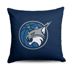 Minnesota Lynx WNBA Double Down Throw Pillow 18 x 18 inches
