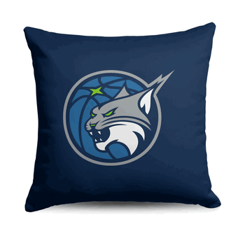 Minnesota Lynx WNBA Double Down Throw Pillow 18 x 18 inches