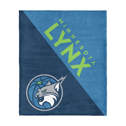 Minnesota Lynx WNBA Halftone Silk Touch Throw Blanket 46x60 inches
