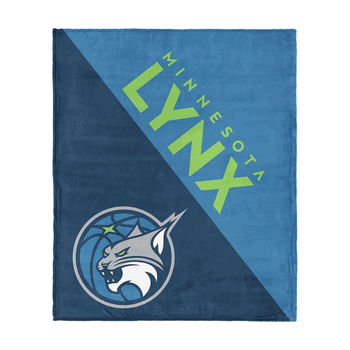Minnesota Lynx WNBA Halftone Silk Touch Throw Blanket 46x60 inches