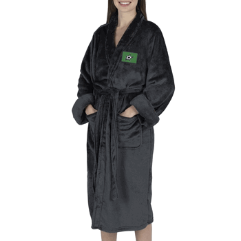 Minnesota North Stars NHL Black Snipe S/M Silk Touch Robe 23X41 Inches