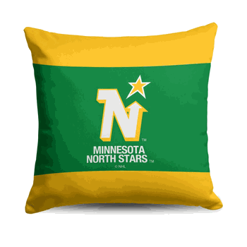 Minnesota North Stars NHL Vintage Logo Throw Pillow 18X18