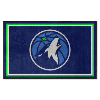 Minnesota Timberwolves 4ft. x 6ft. Plush Area Rug
