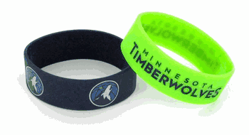 Minnesota Timberwolves Bracelets 2 Pack Wide