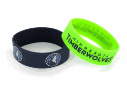 Minnesota Timberwolves Bracelets 2 Pack Wide