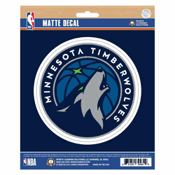 Minnesota Timberwolves Matte Decal Sticker