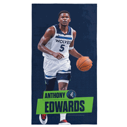 Minnesota Timberwolves NBA Anthony Edwards Beach Towel 30 x 60 inches