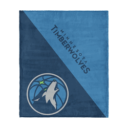 Minnesota Timberwolves NBA Halftone Silk Touch Throw Blanket 46x60 inches