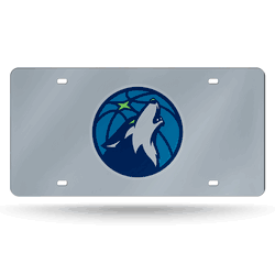 Minnesota Timberwolves New Logo Laser Tag (Silver)