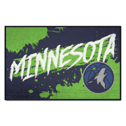 Minnesota Timberwolves Slogan Starter Mat Accent Rug - 19in. x 30in.