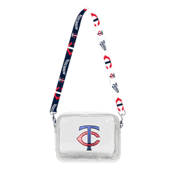Minnesota Twins 3D Logo Clear Fanny Fan Purse