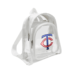 Minnesota Twins 3D Logo Clear Mini Backpack