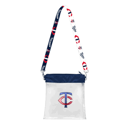 Minnesota Twins 3D Logo Clear Satchelette