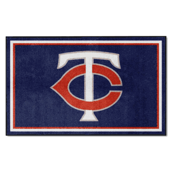 Minnesota Twins 4ft. x 6ft. Plush Area Rug