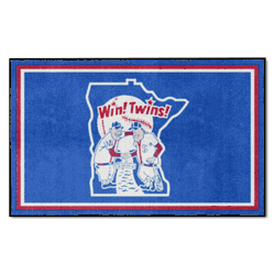 Minnesota Twins 4ft. x 6ft. Plush Area Rug1978