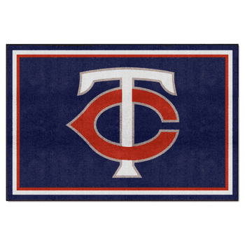 Minnesota Twins 5ft. x 8 ft. Plush Area Rug