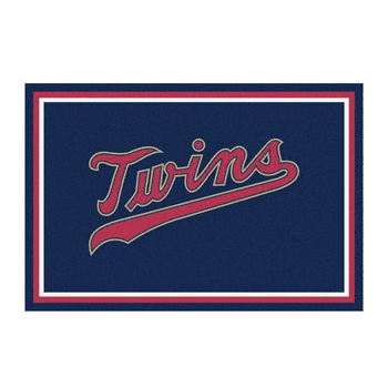 Minnesota Twins 5ft. x 8 ft. Plush Area Rug
