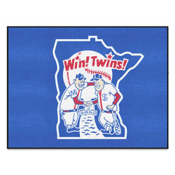 Minnesota Twins All-Star Rug - 34 in. x 42.5 in. - Retro Collection