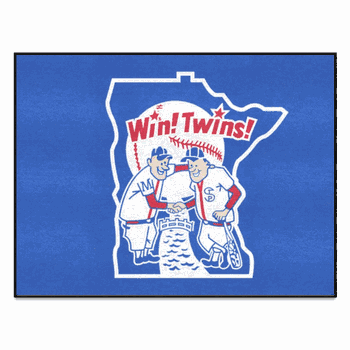 Minnesota Twins All-Star Rug - 34 in. x 42.5 in. - Retro Collection
