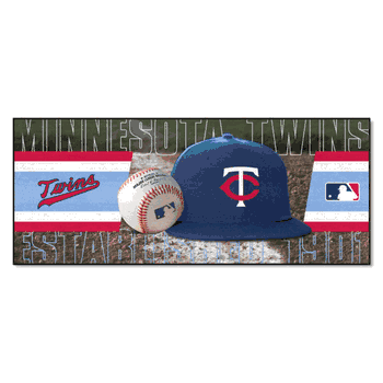 Minnesota Twins Baseball Runner Rug - 30in. x 72in.