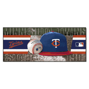 Minnesota Twins Baseball Runner Rug - 30in. x 72in.
