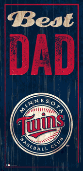 Minnesota Twins Best Dad 6x12 Sign