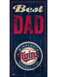 Minnesota Twins Best Dad 6x12 Sign