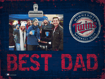 Minnesota Twins Best Dad Clip Frame