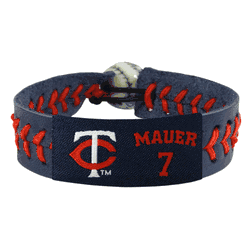 Minnesota Twins Bracelet Team Color Baseball Joe Mauer CO