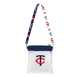Minnesota Twins Clear Pattern Strap Bag