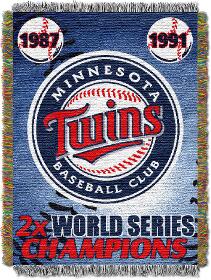 MLB Minnesota Twins Commemorative Series Throw
