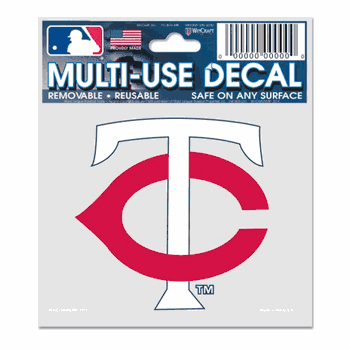 Minnesota Twins Decal 3x4 Multi Use