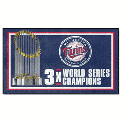 Minnesota Twins Dynasty 3ft. x 5ft. Plush Area Rug
