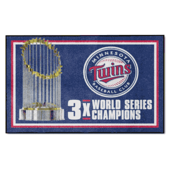 Minnesota Twins Dynasty 4ft. x 6ft. Plush Area Rug