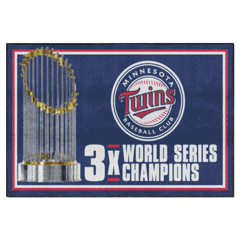 Minnesota Twins Dynasty 5ft. x 8 ft. Plush Area Rug