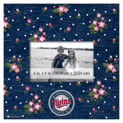 Minnesota Twins Floral 10x10 Frame
