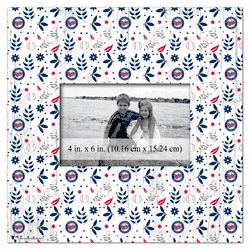 Minnesota Twins Floral Pattern 10x10 Frame
