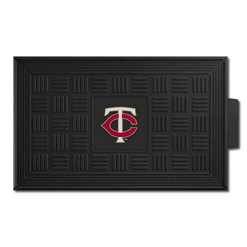 Minnesota Twins Heavy Duty Vinyl Medallion Door Mat - 19.5in. x 31in.