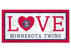 Minnesota Twins Love 6x12 Sign