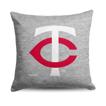 Minnesota Twins MLB Primary Sweatshirt PIllow 16 Inches