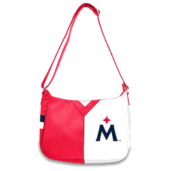 Minnesota Twins Pebble Split Hobo Shoulder Bag