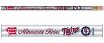 Minnesota Twins Pencil 6 Pack