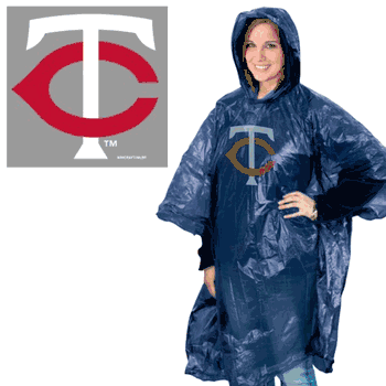 Minnesota Twins Rain Poncho