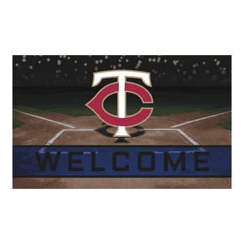Minnesota Twins Rubber Door Mat - 18in. x 30in.
