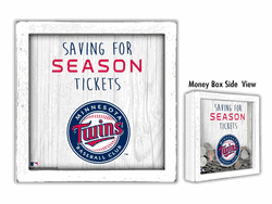 Minnesota Twins Saving for Tickets Money Box